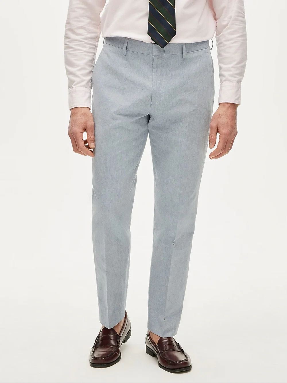 J. CREW Ludlow Slim-fit suit pant in Baird McNutt Irish cotton-linen Size 31